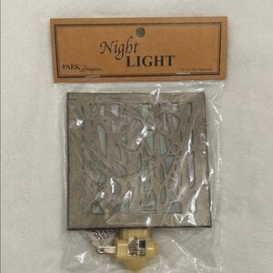 Silver Night Light - Birch Forest